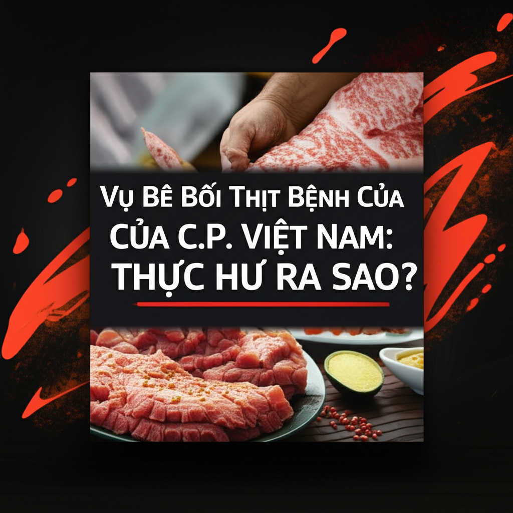 Vụ Bê Bối Thịt Bệnh Của C.P. Việt Nam: Thực Hư Ra Sao?